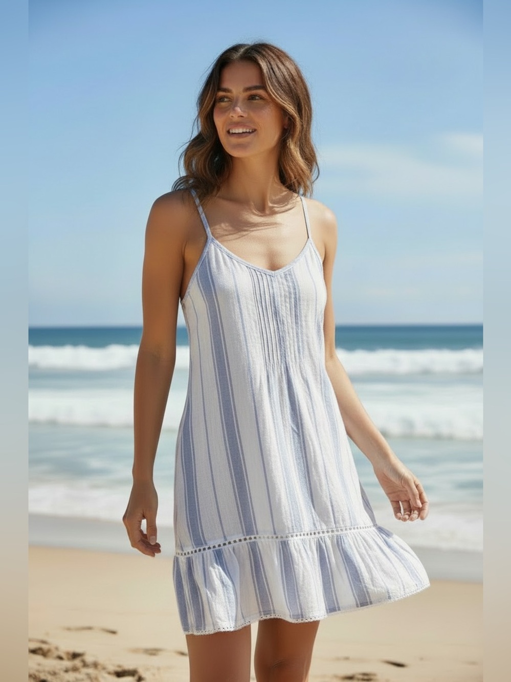 Ocean Drive Striped Tunic Dress